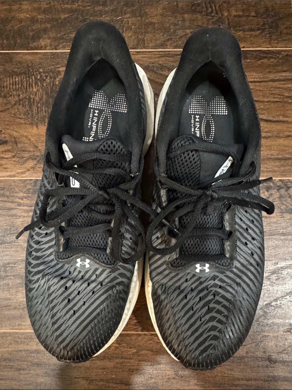 Under Armour Women’s Black & White Athletic Running Shoes